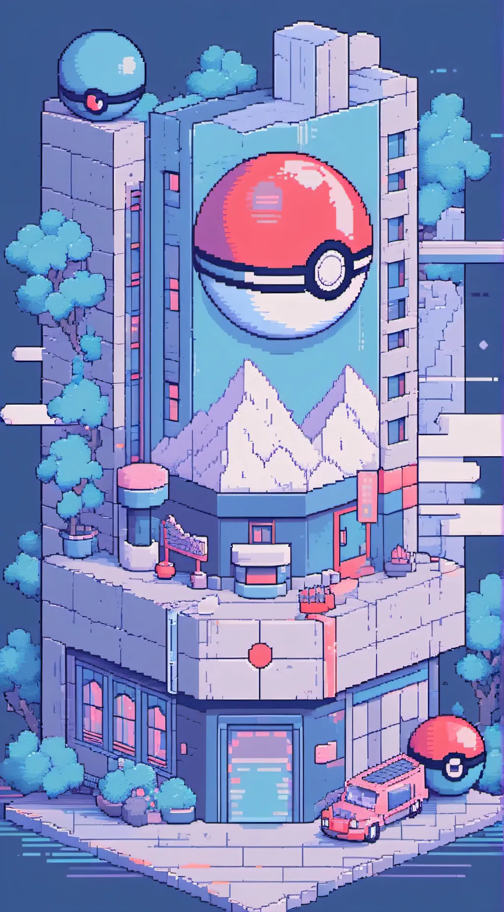 ai character: Pokemon background