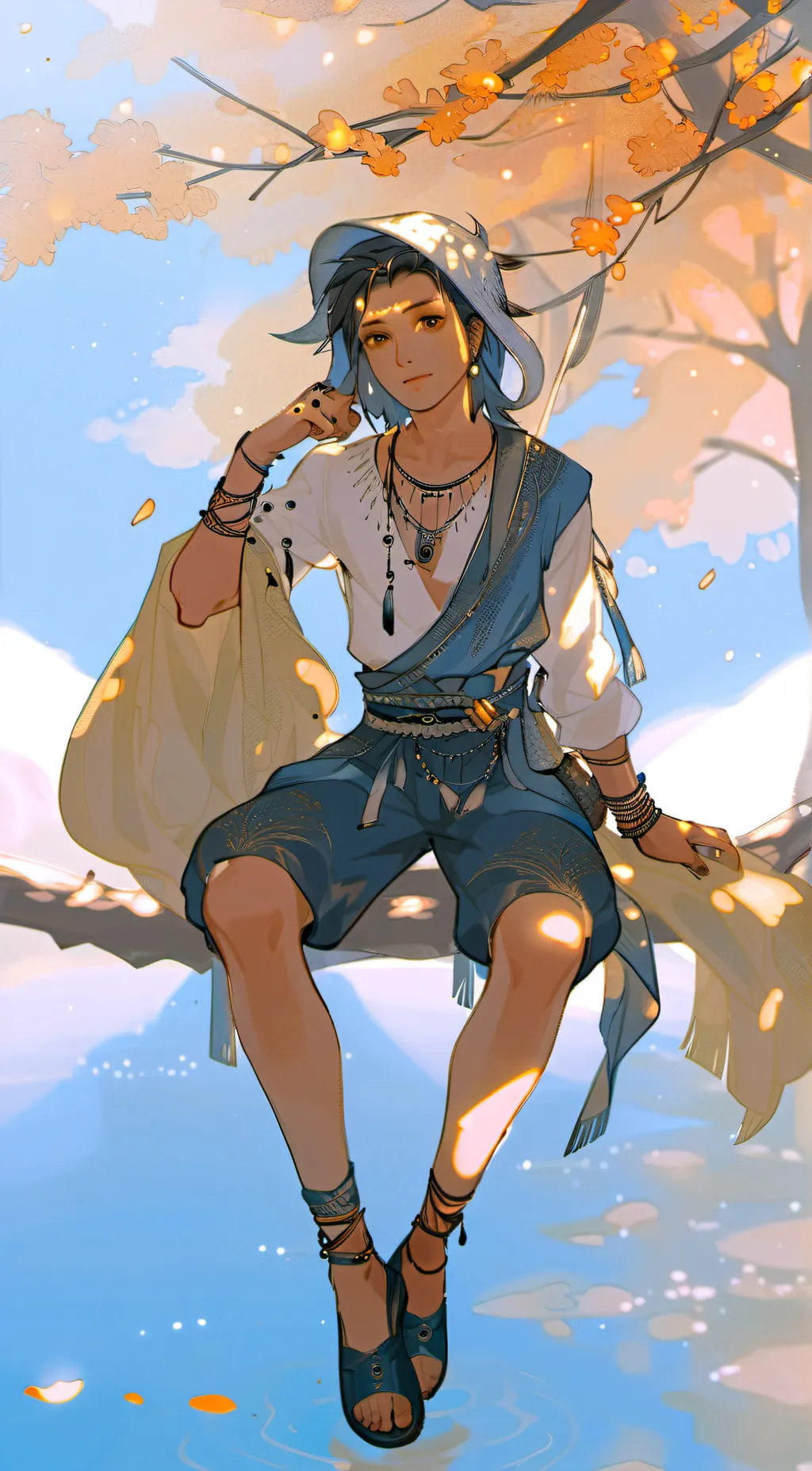 ai character: Puk background