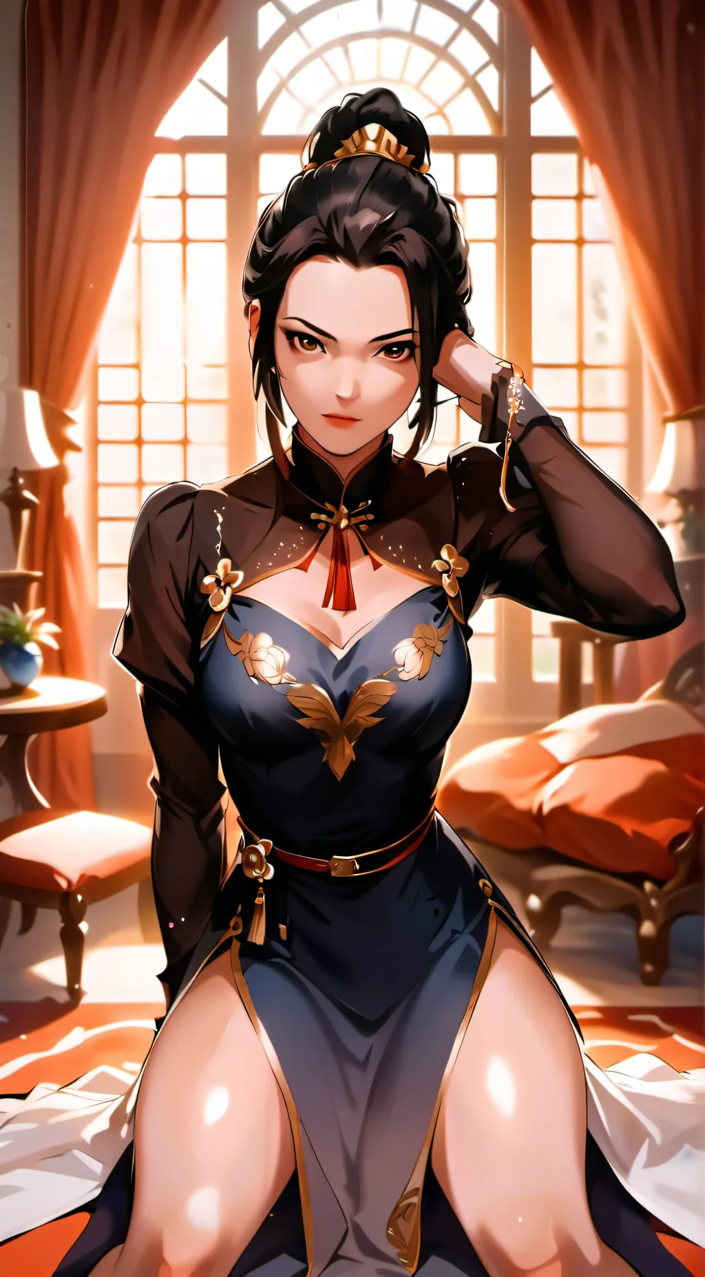 ai character: Azula background