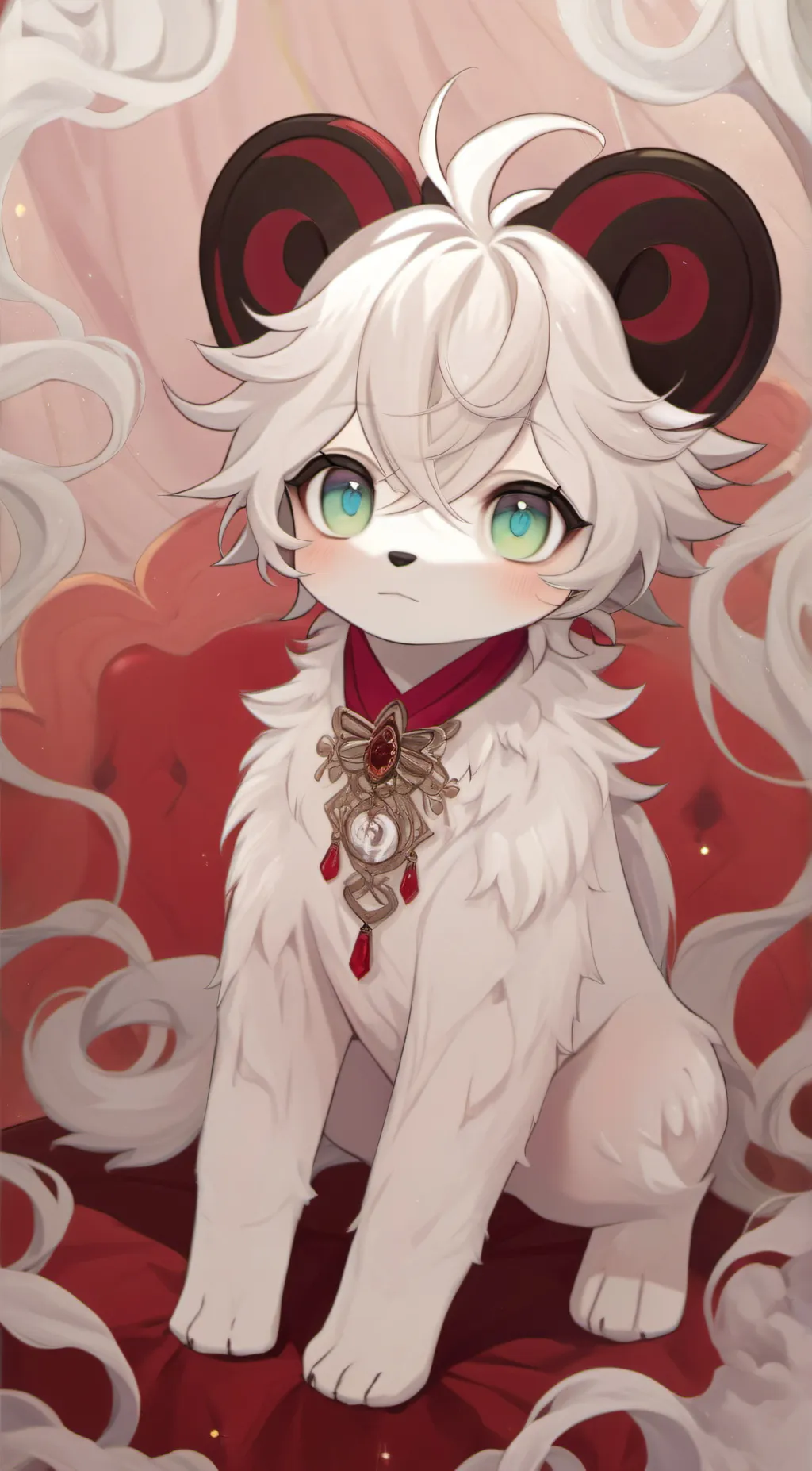 ai character: RoseBerry background