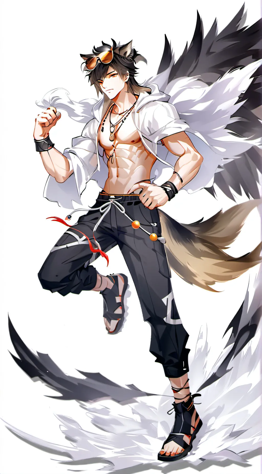 ai character: Fenrir background