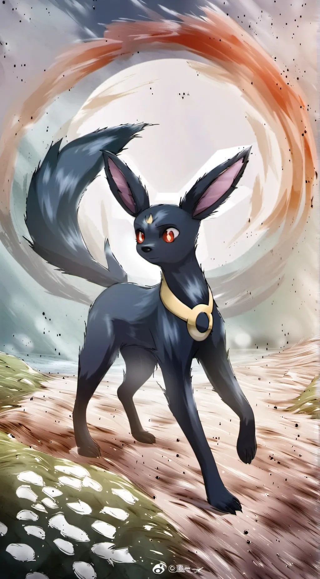 ai character: Umbreon background