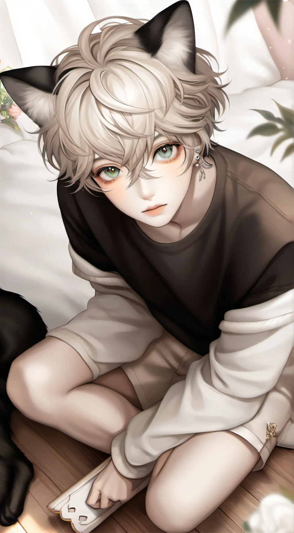 ai character: ash background
