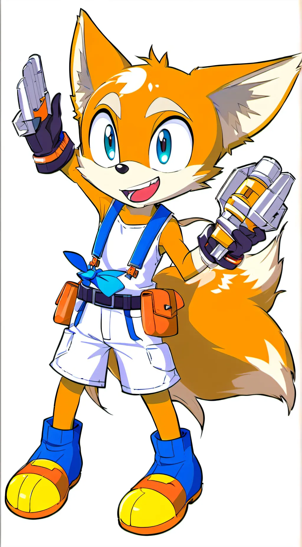 ai character: Tails background