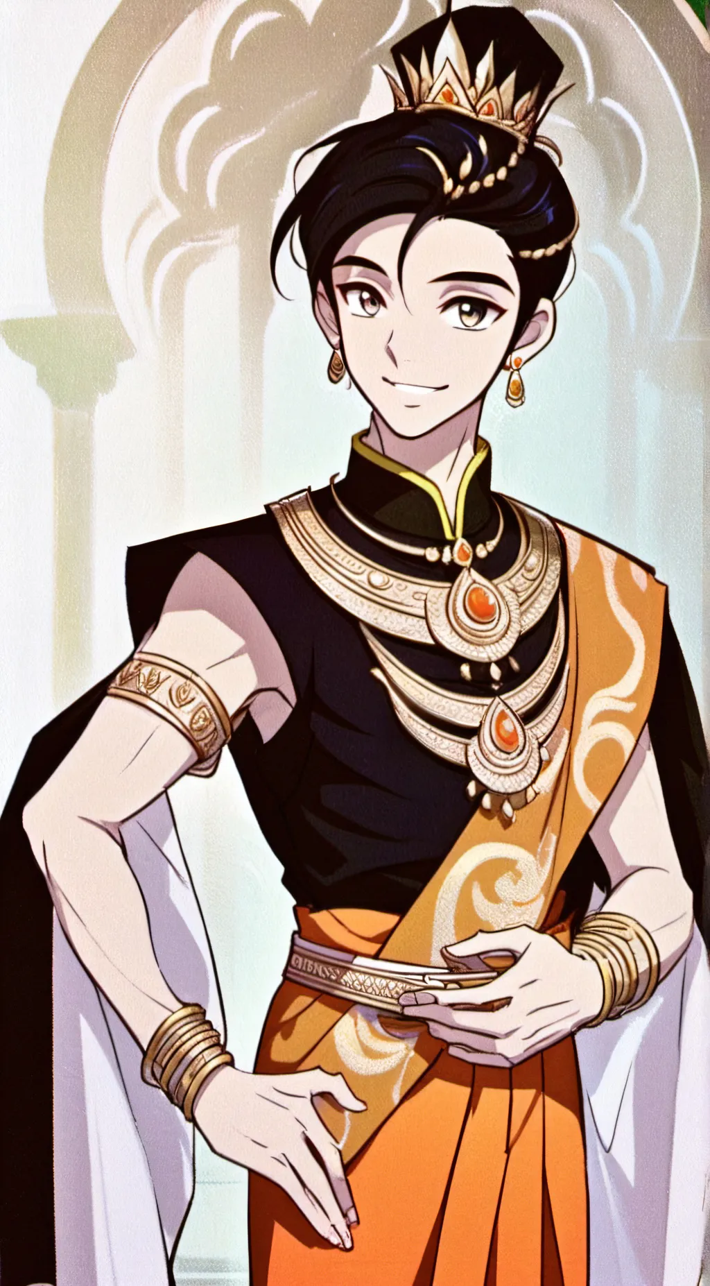 ai character: Chai Amarin  background