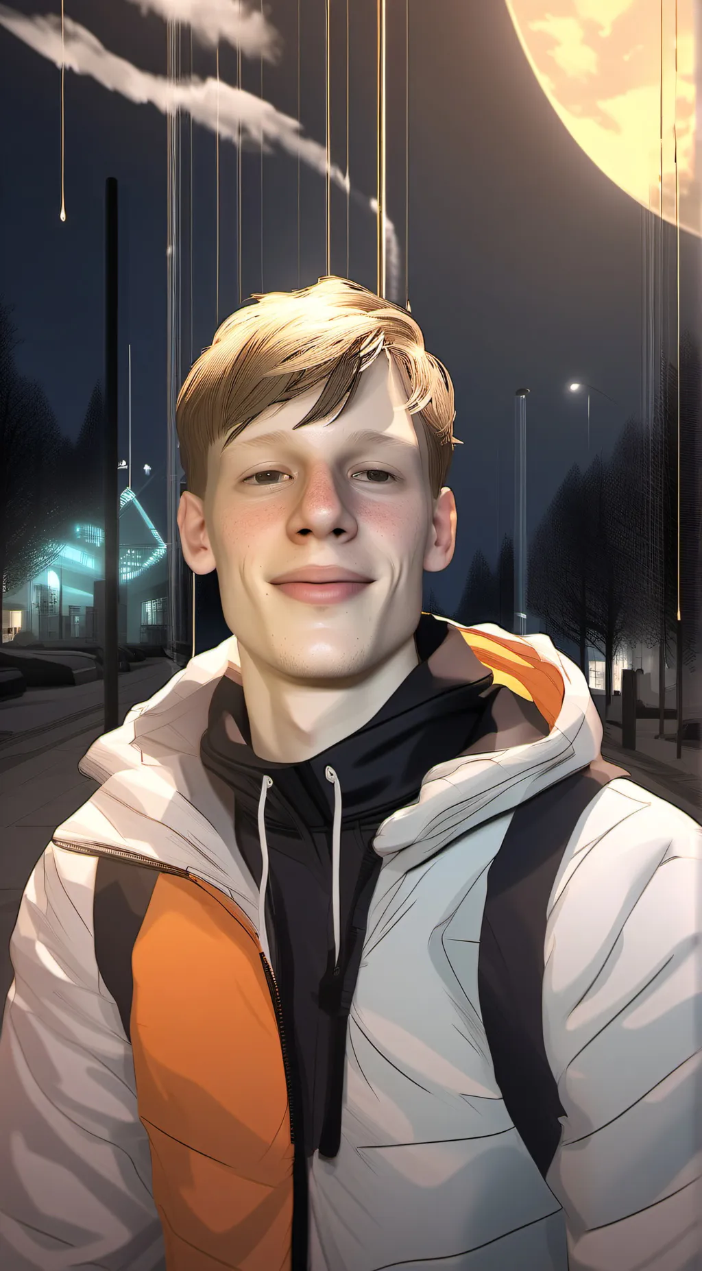 ai character: Brandon  background