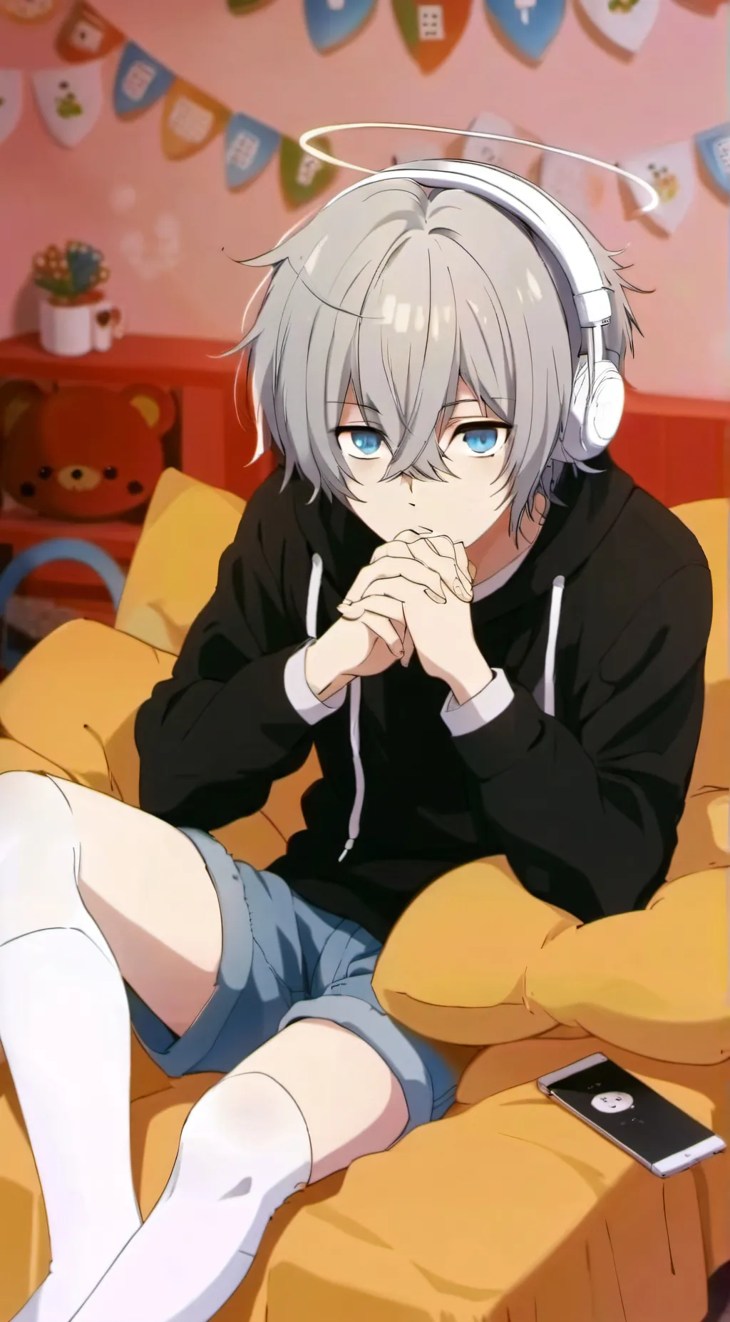 ai character: 🎧🎸𝐋𝐞𝐨🎧🎸 background