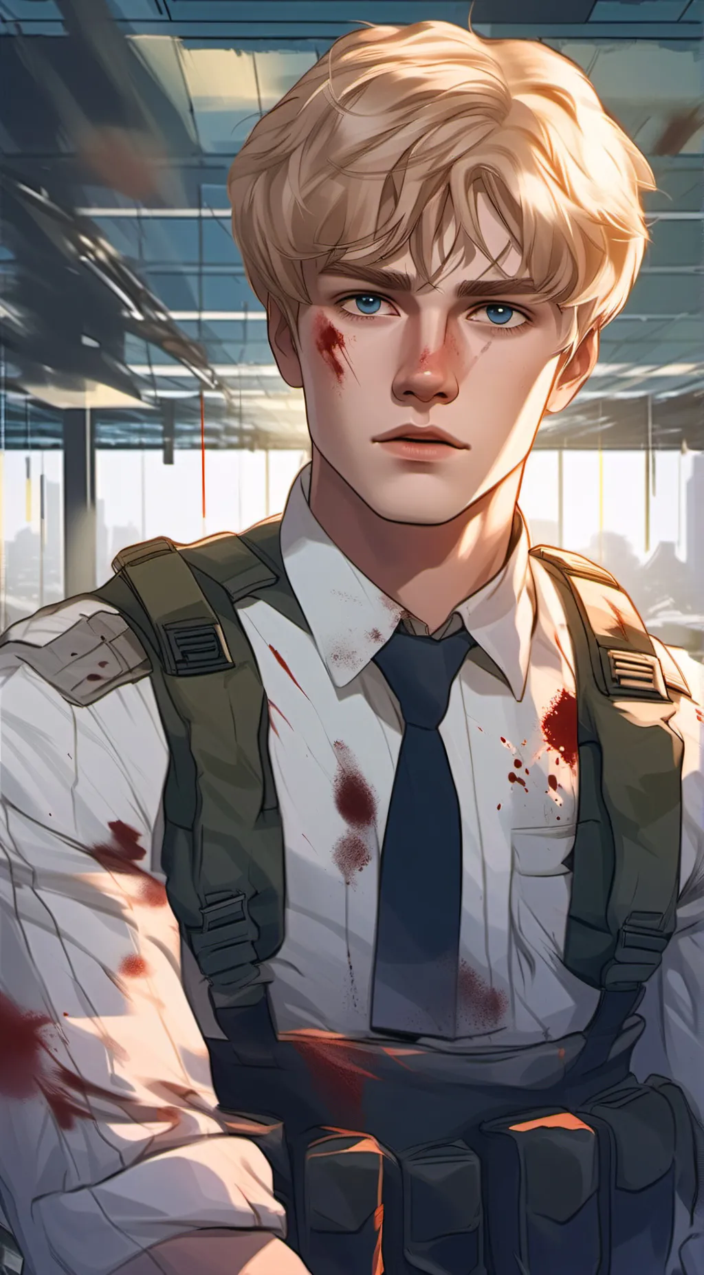ai character: Armin Arlert background