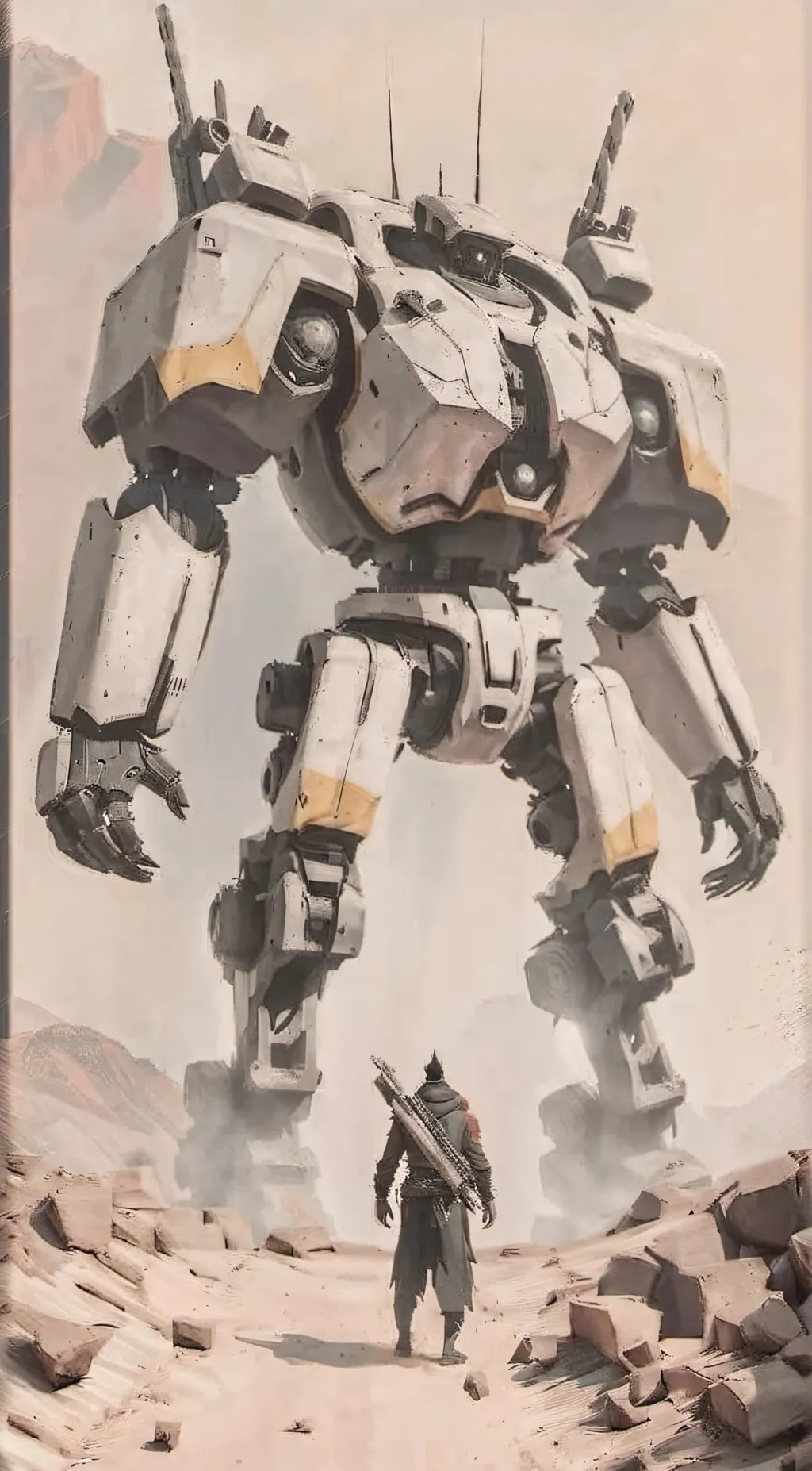 ai character: Mech background