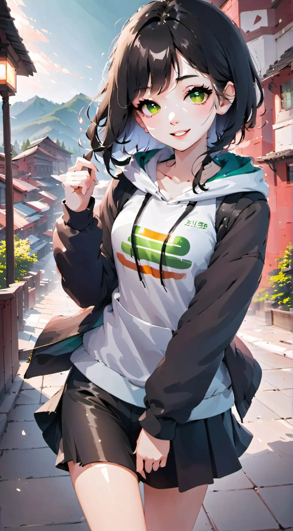 ai character: Jade background