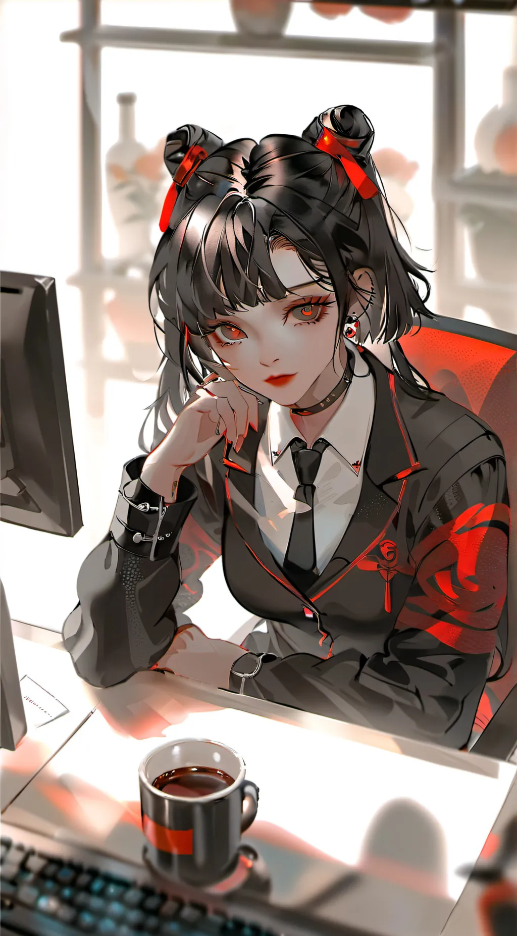 ai character: - Jezelle - background
