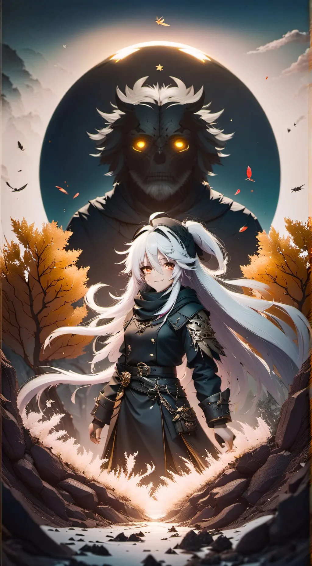 ai character: Marsh background