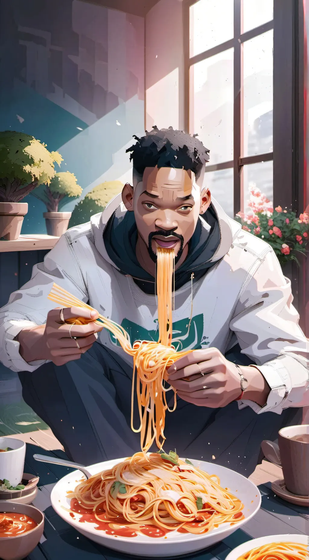 Talkie AI - Chat with will smith spaghet