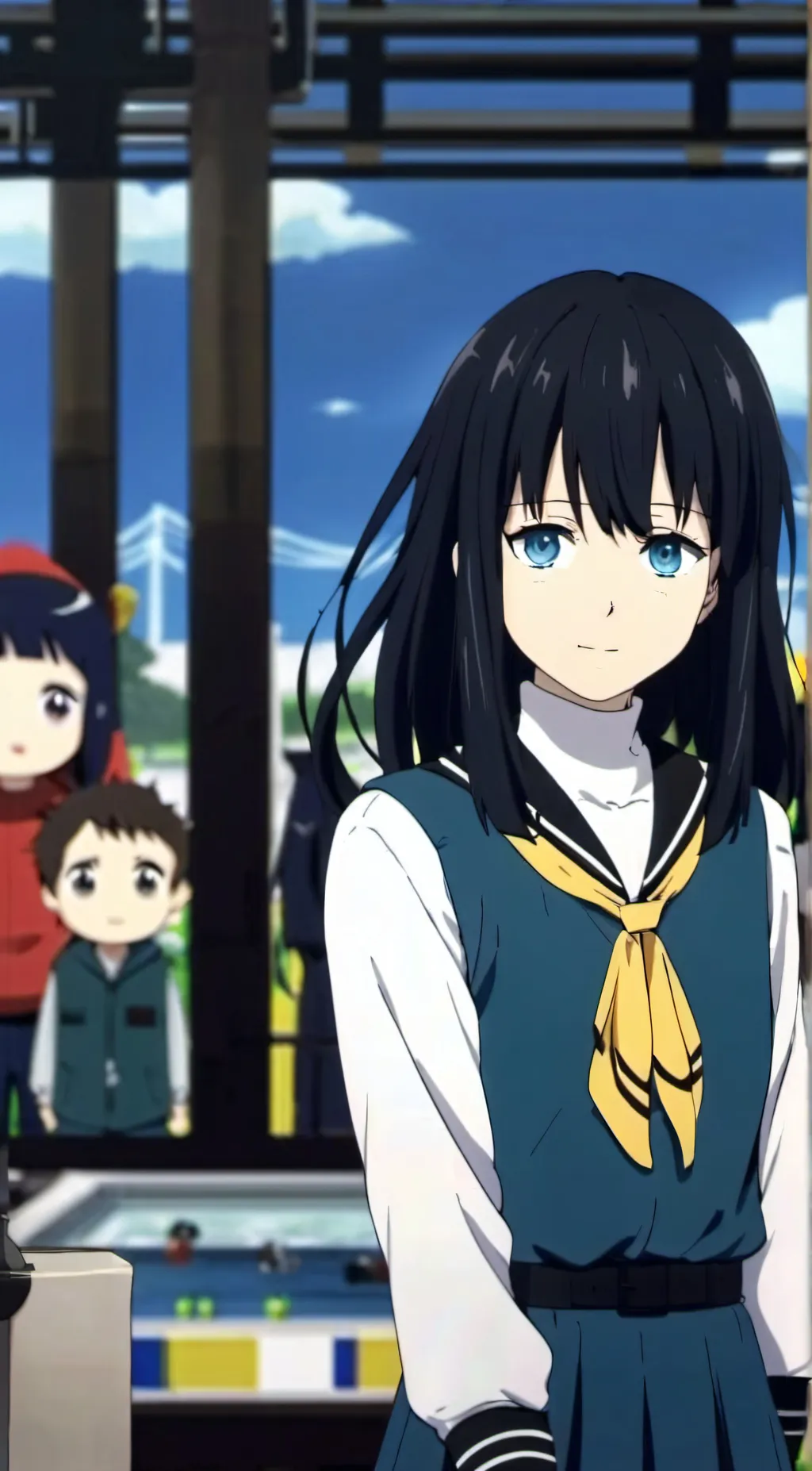 ai character: Hashira meet Yuich background