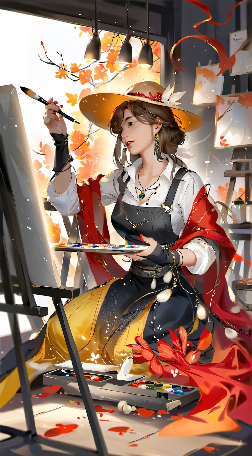 ai character: Twins in pull ups background