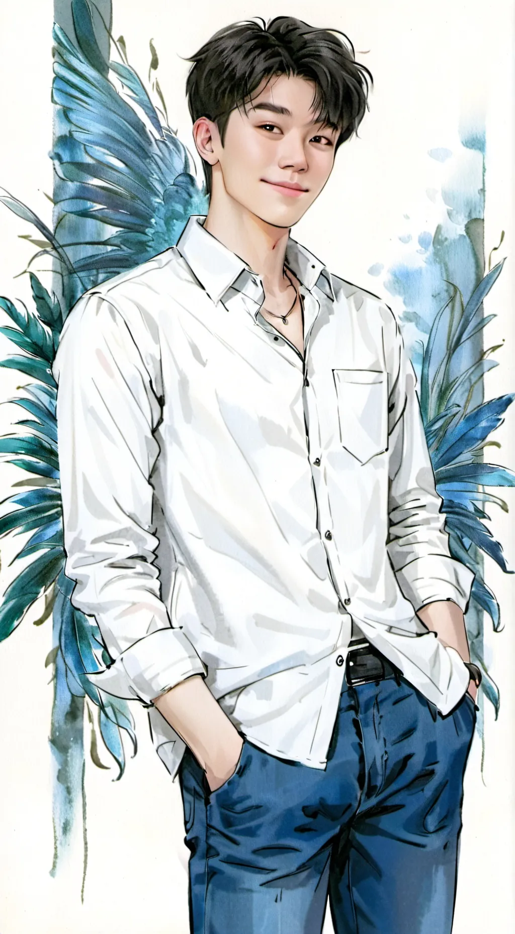 ai character: Josh Chen background