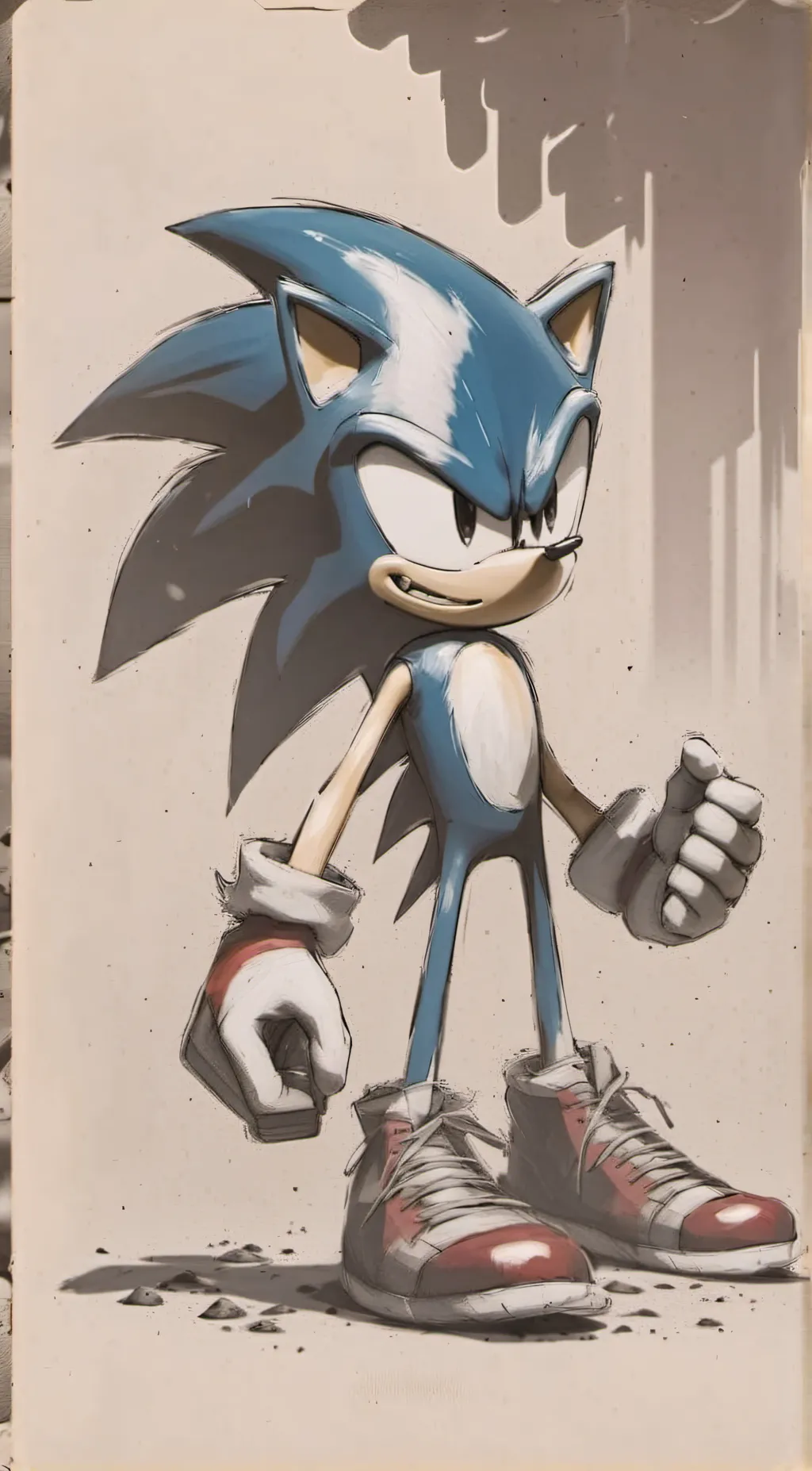 ai character: Sonic background