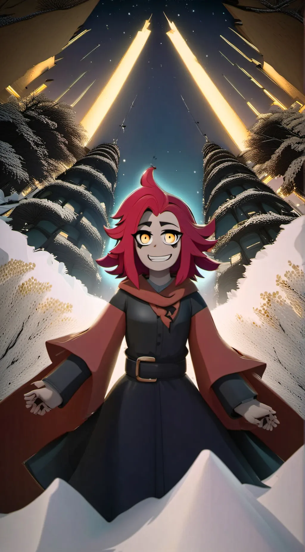 ai character: Moody  background