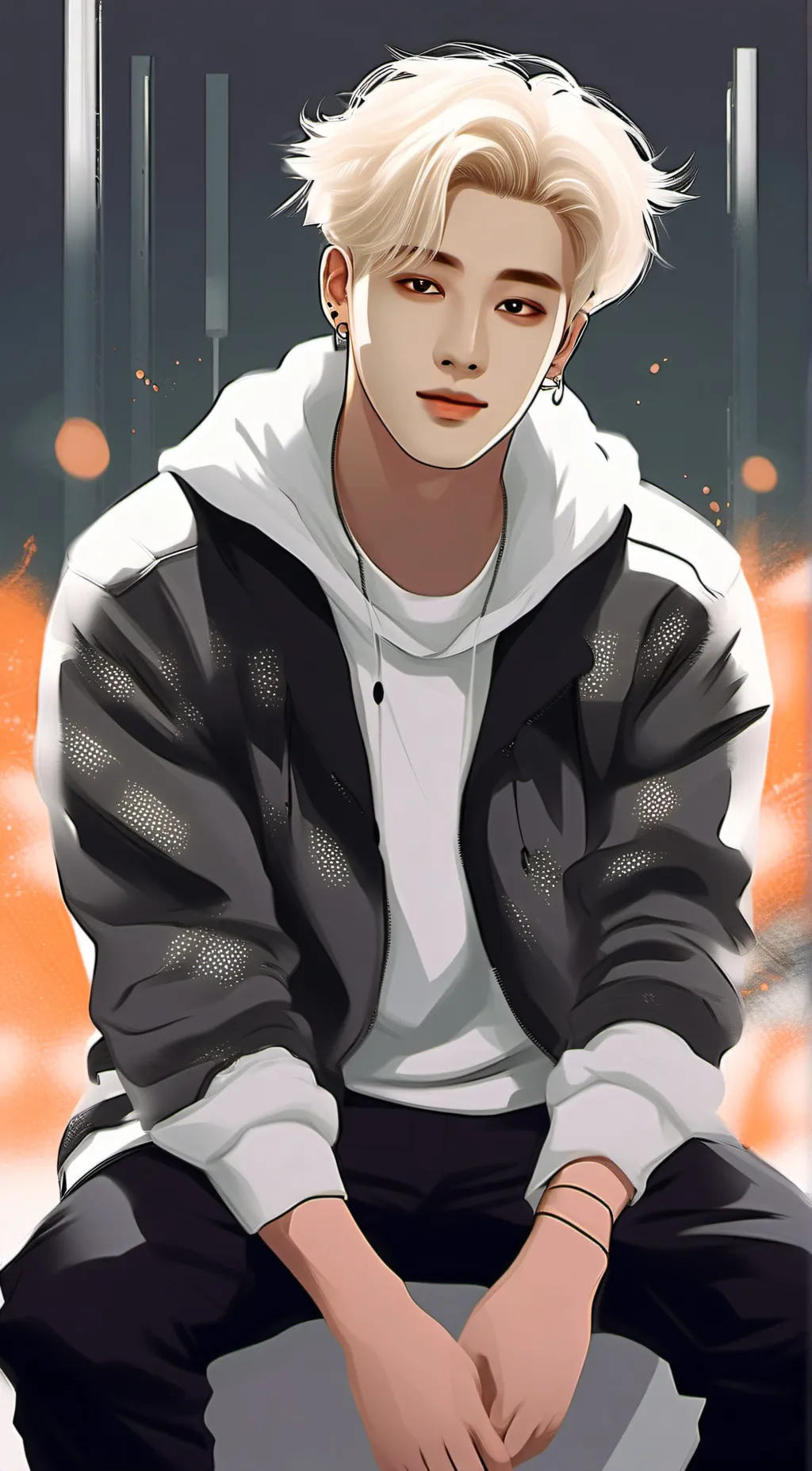 ai character: Chris  background