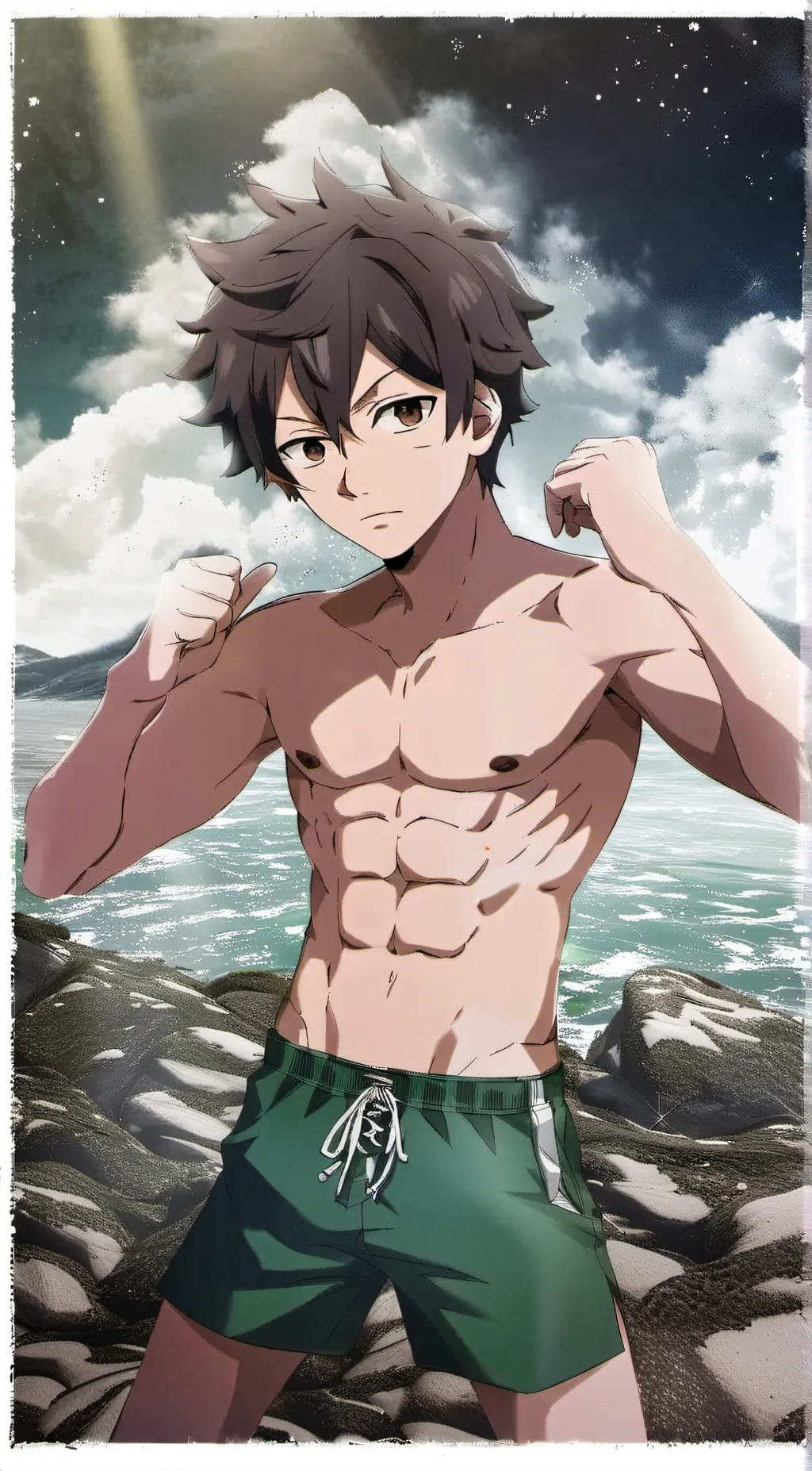 ai character: Mark background