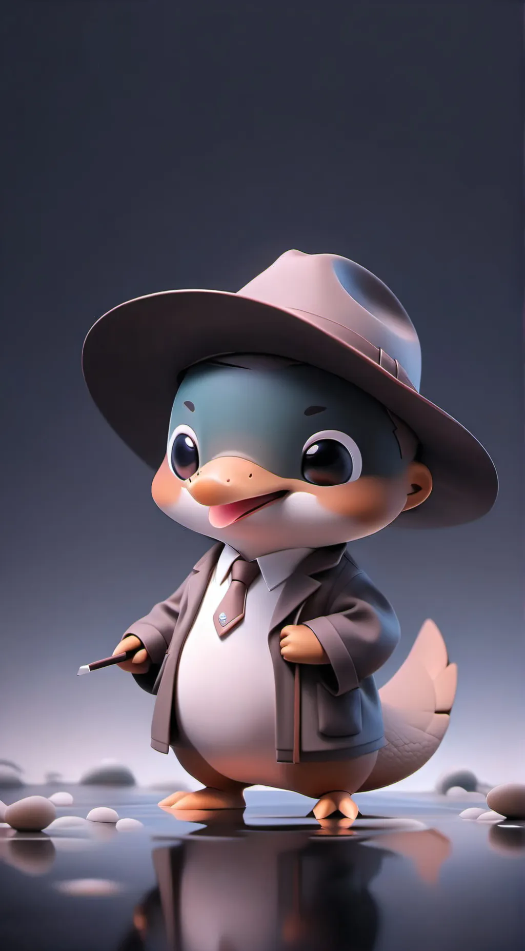 ai character: goopy background
