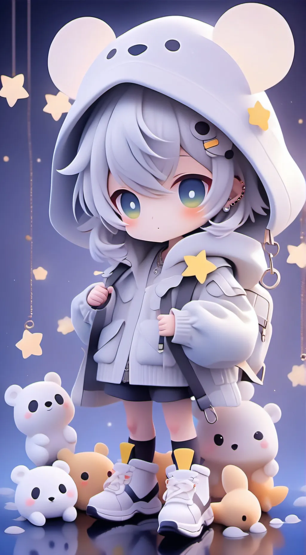 ai character: little jhonny ☠️🐁 background