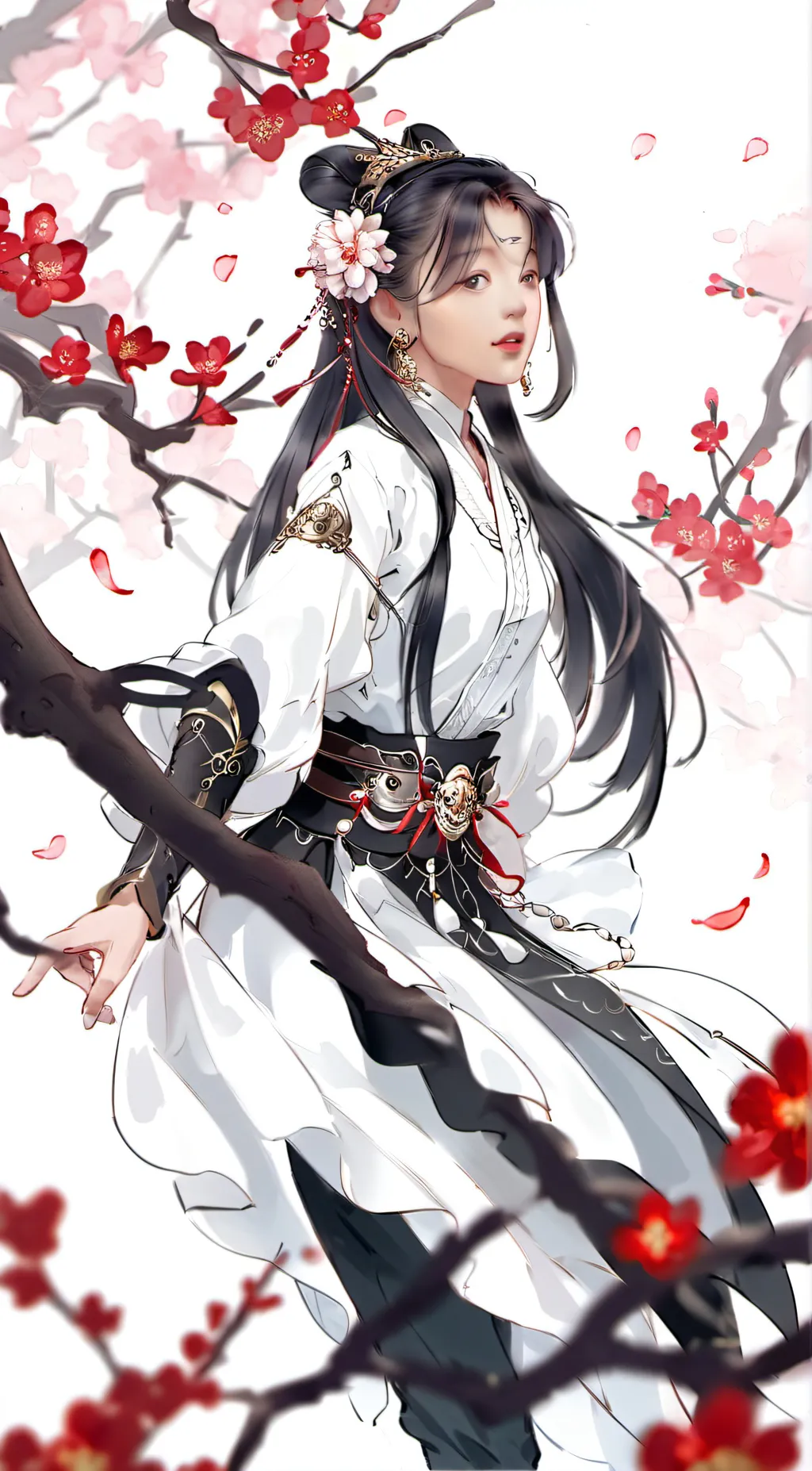 ai character: 银尘 background