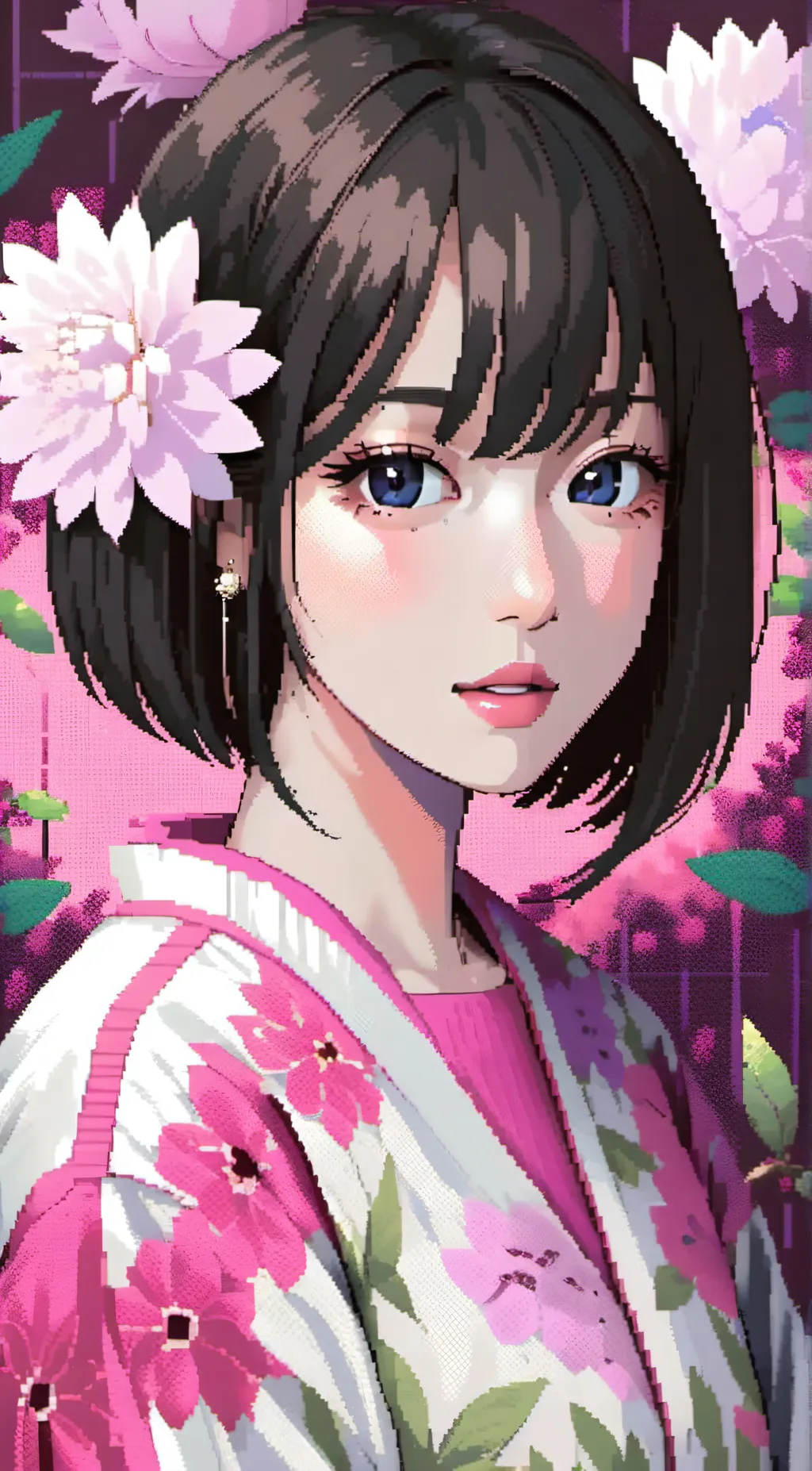 ai character: Chitose kirishima  background