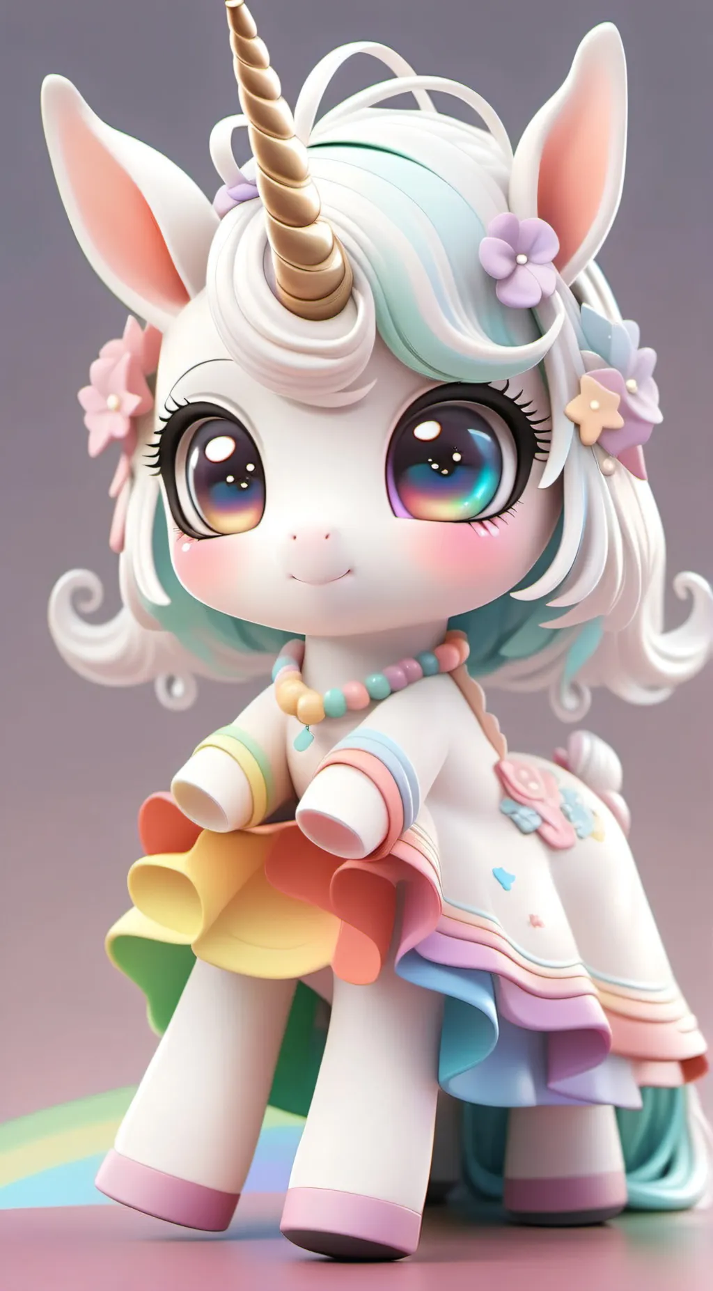 ai character: Unicorn centaur  background