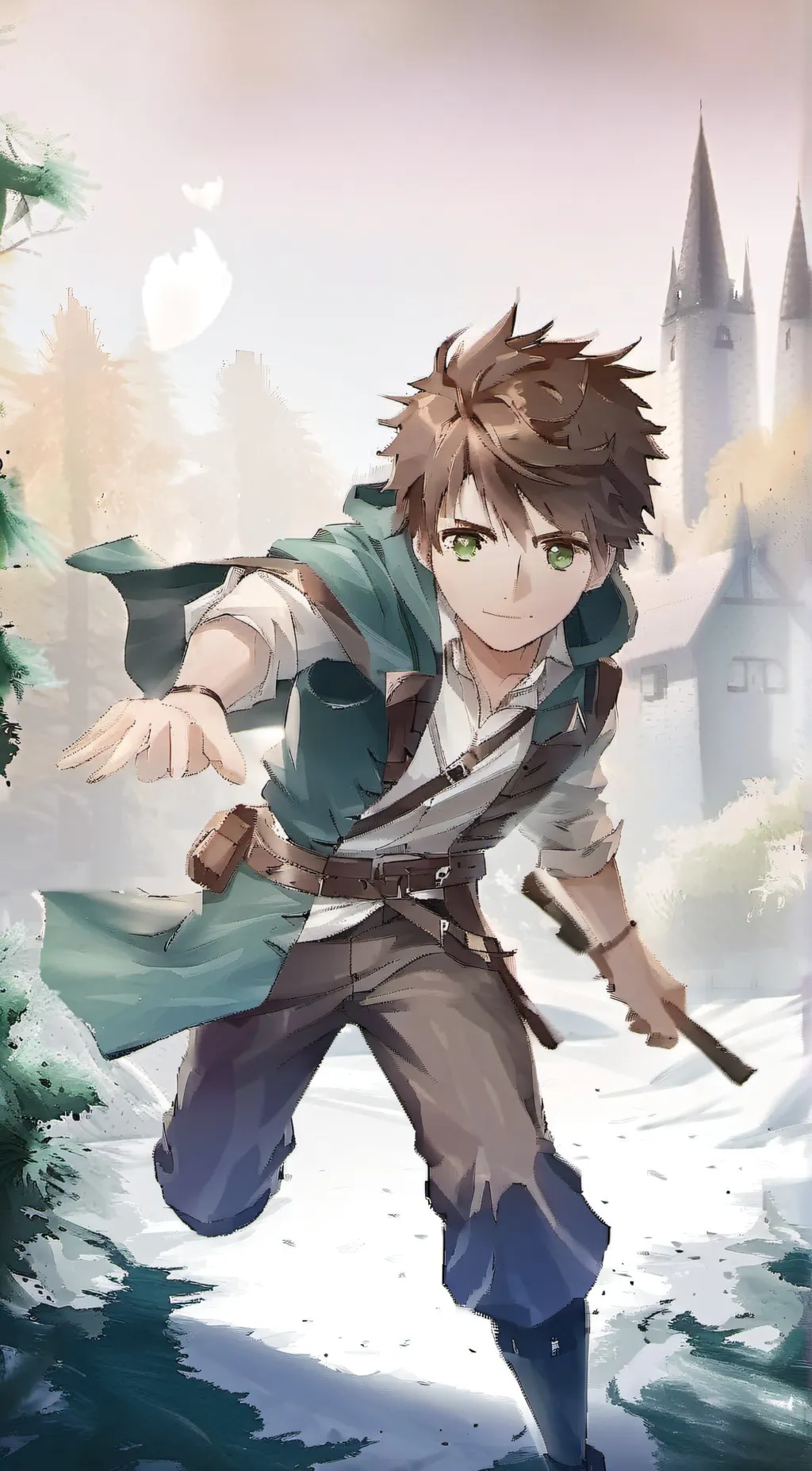 ai character: Harry pottee background