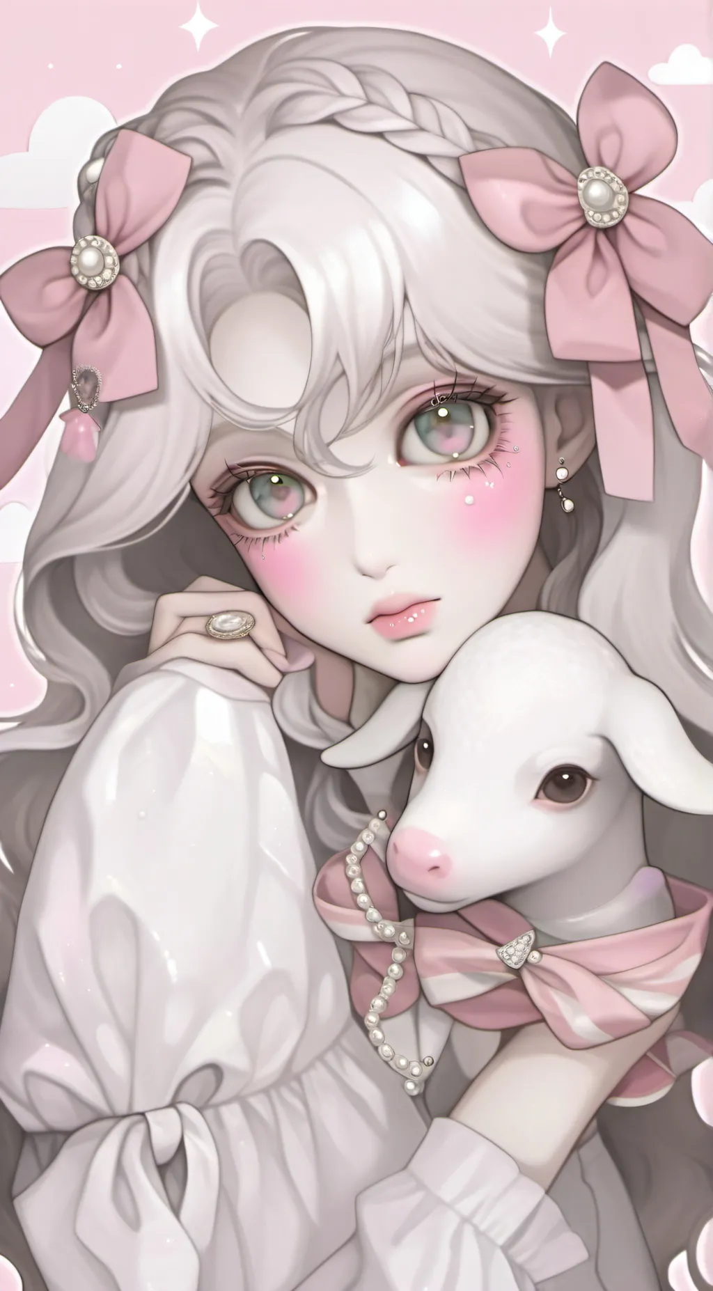 ai character: 🌸Coquette Test🎀 background