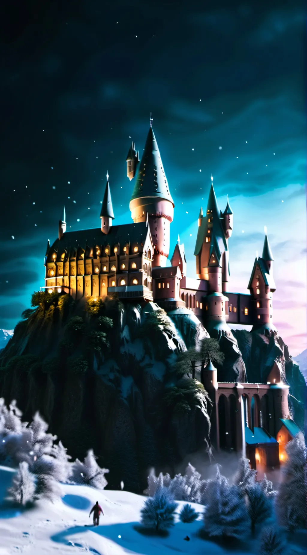 ai character: Hogwarts background