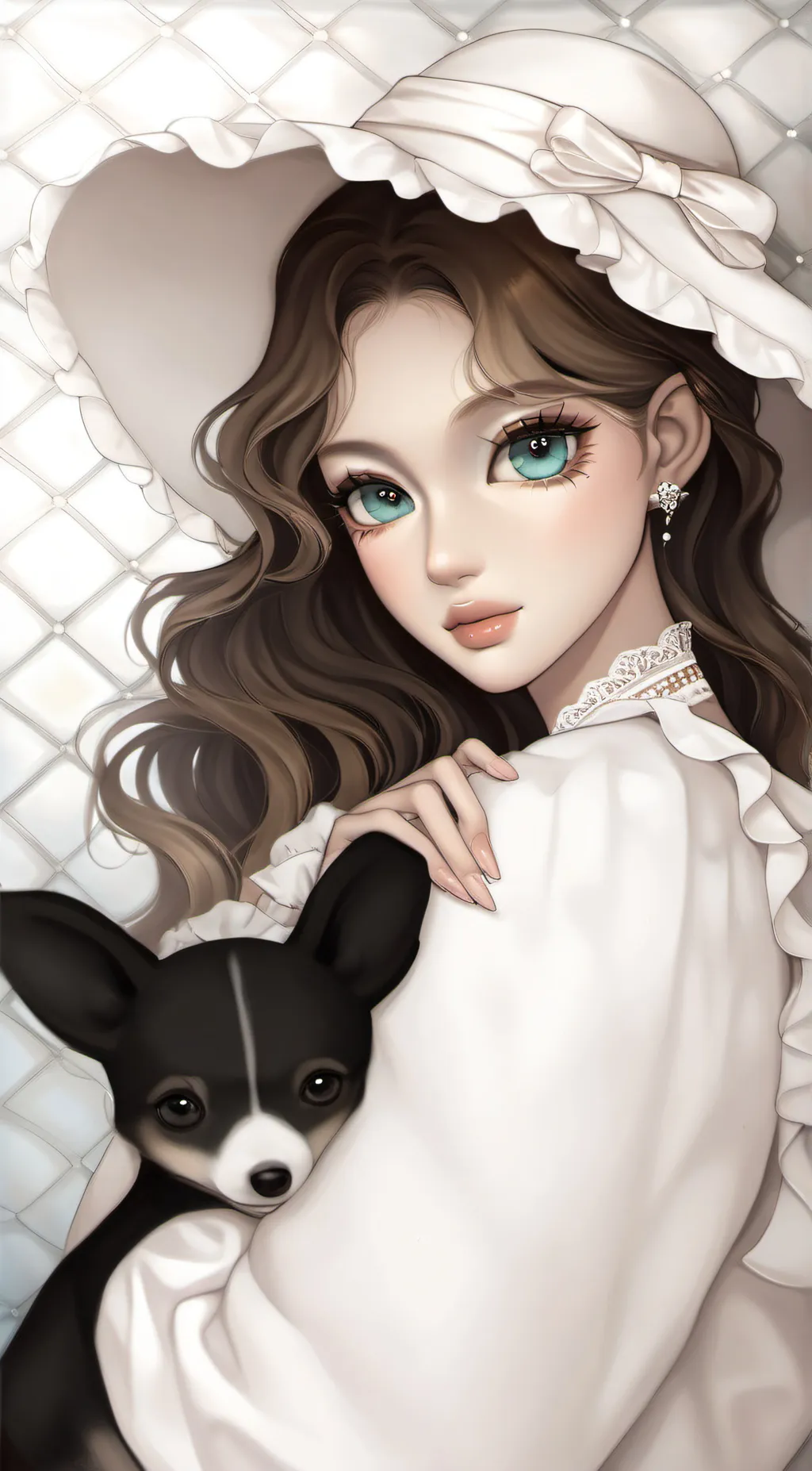 ai character: 🌿𝓞𝓵𝓲𝓿𝓲𝓪 🦢 background