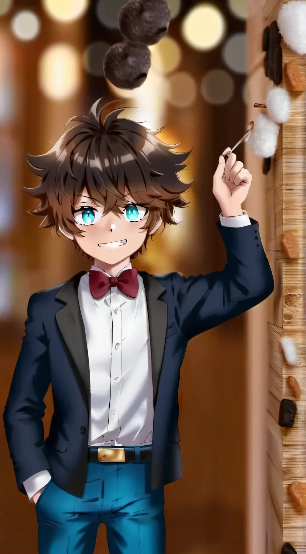 ai character: Evan afton background