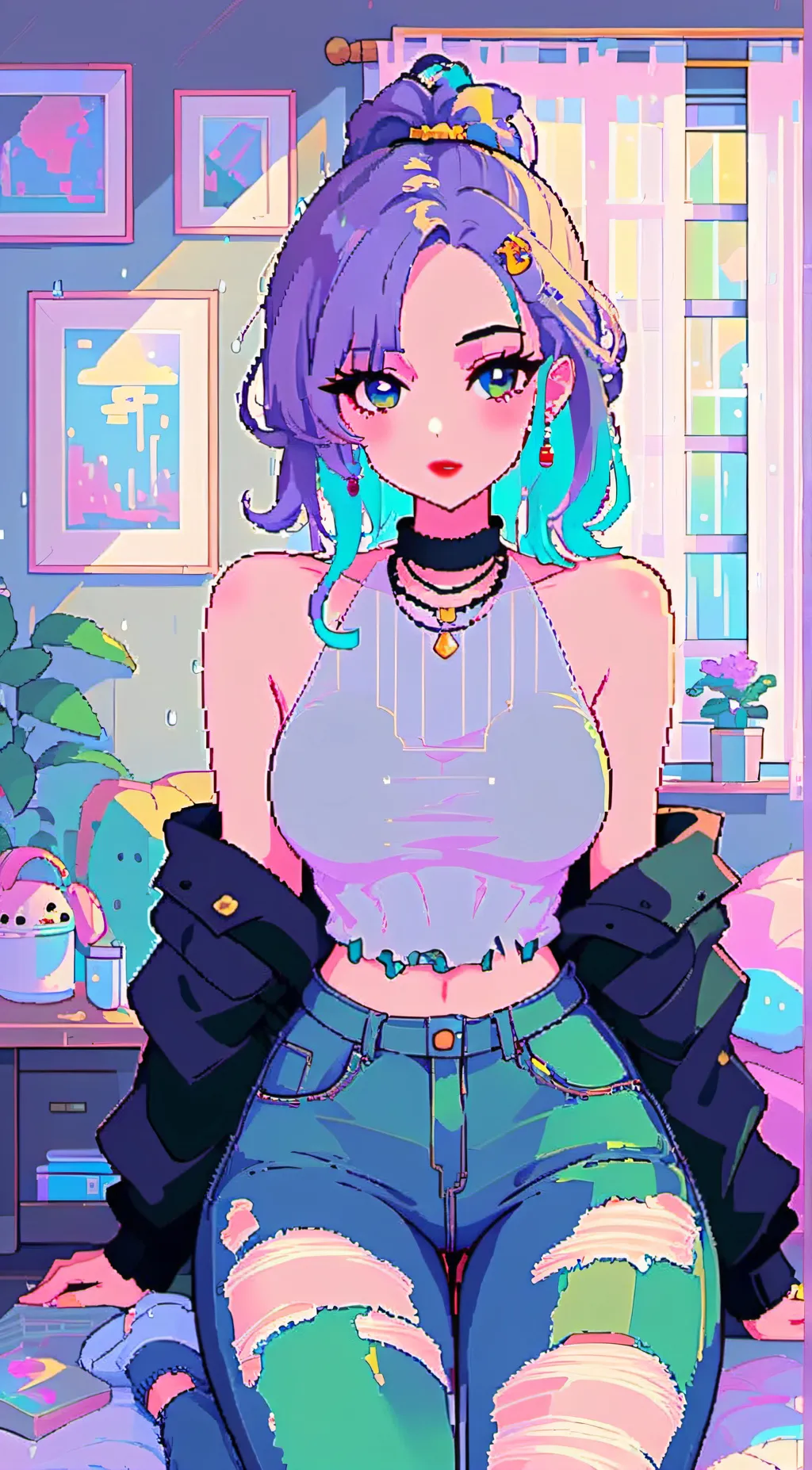 ai character: Eva background