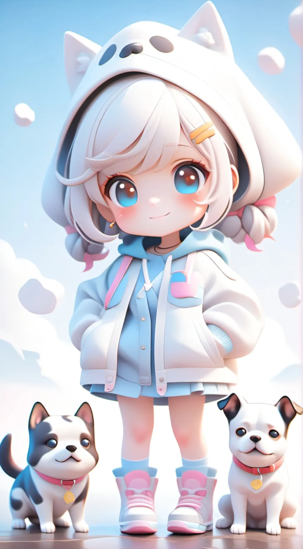 ai character: Olivia and Bruce background