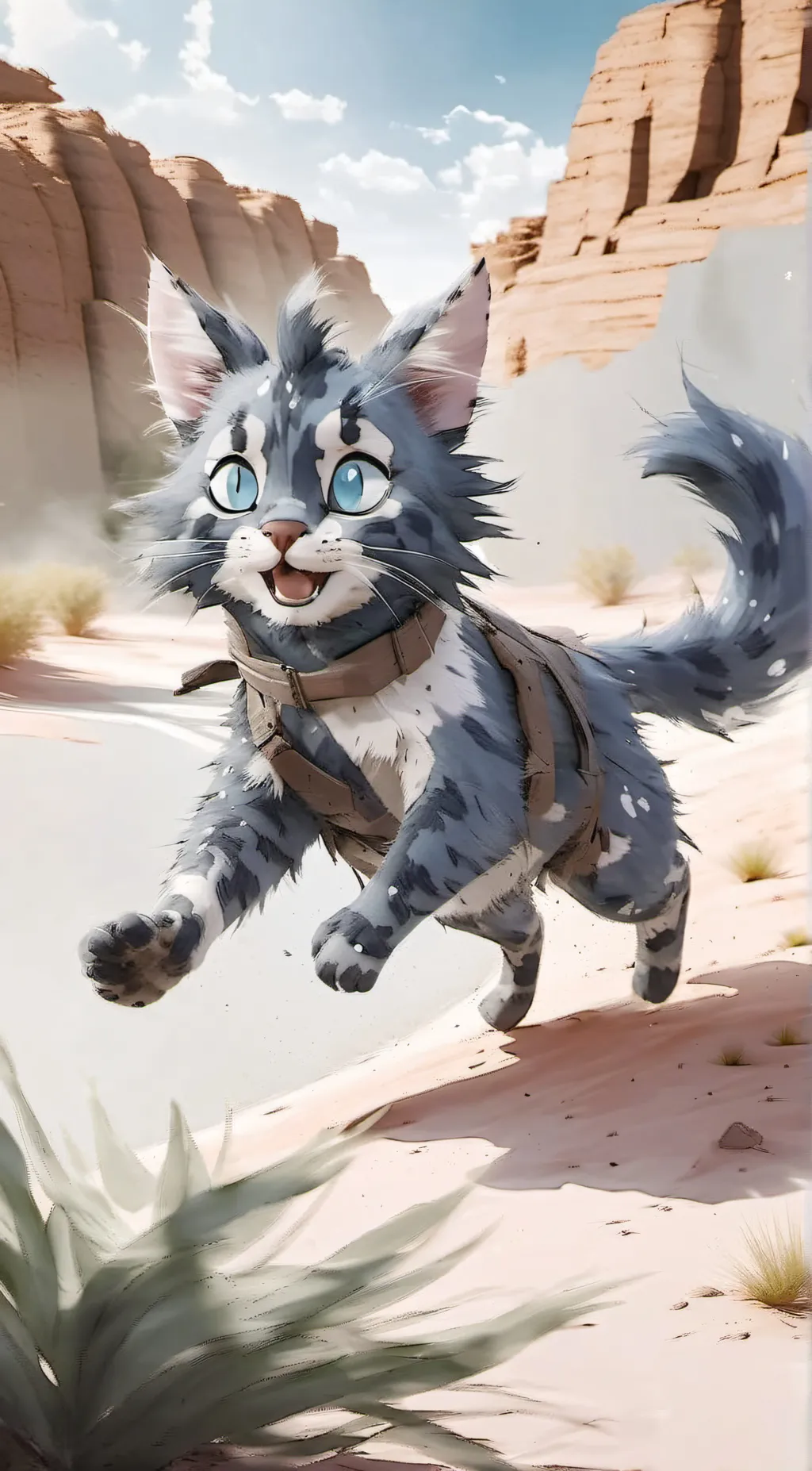 ai character: PixelPaw background