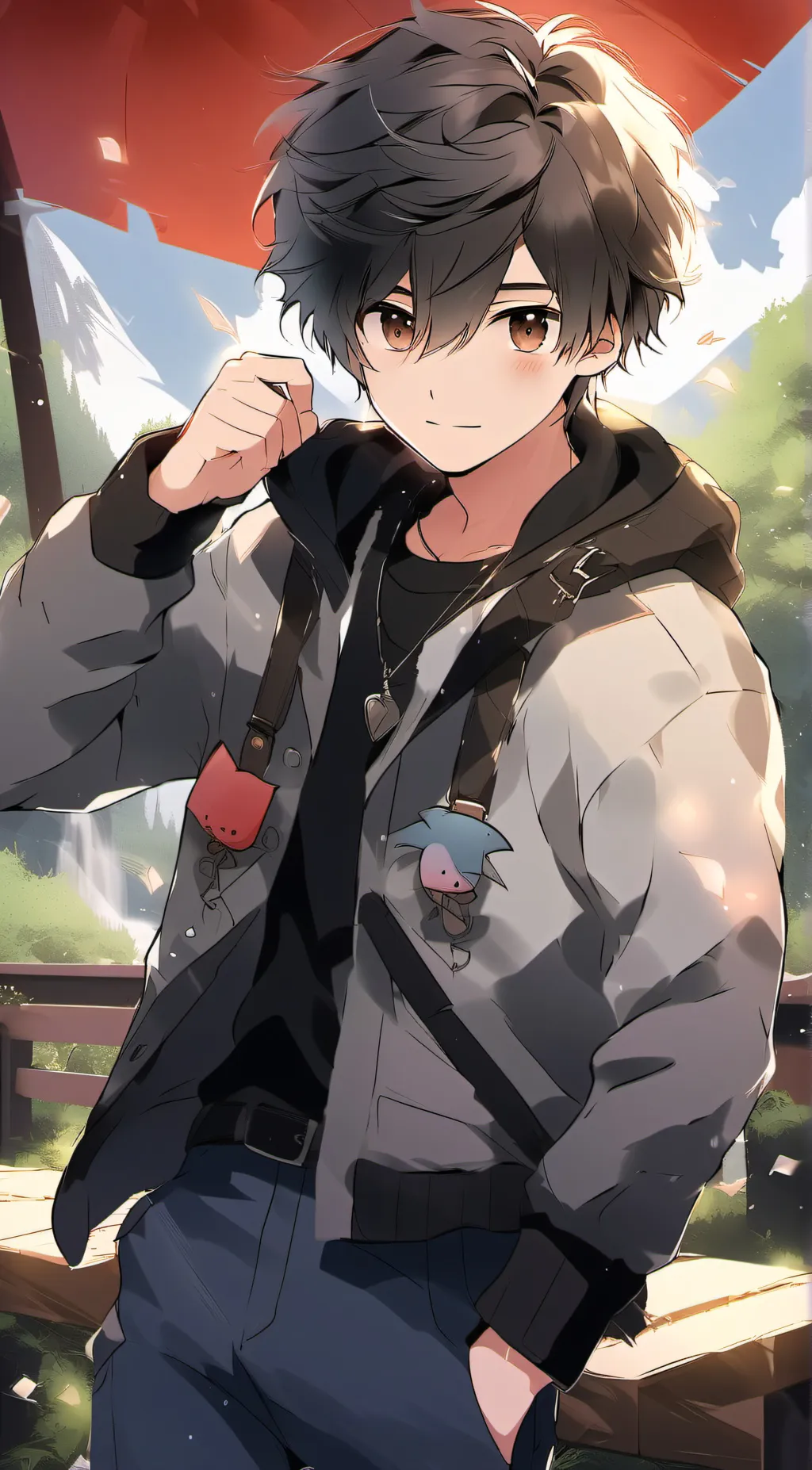 ai character: Ethan  background