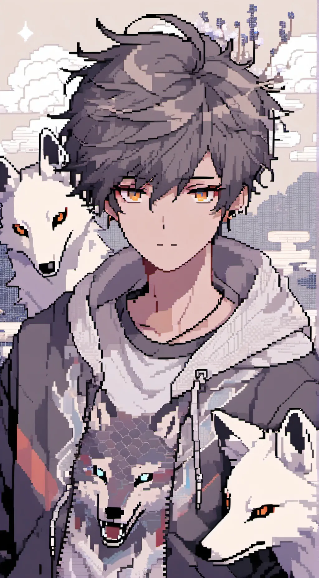 ai character: Kitsune background