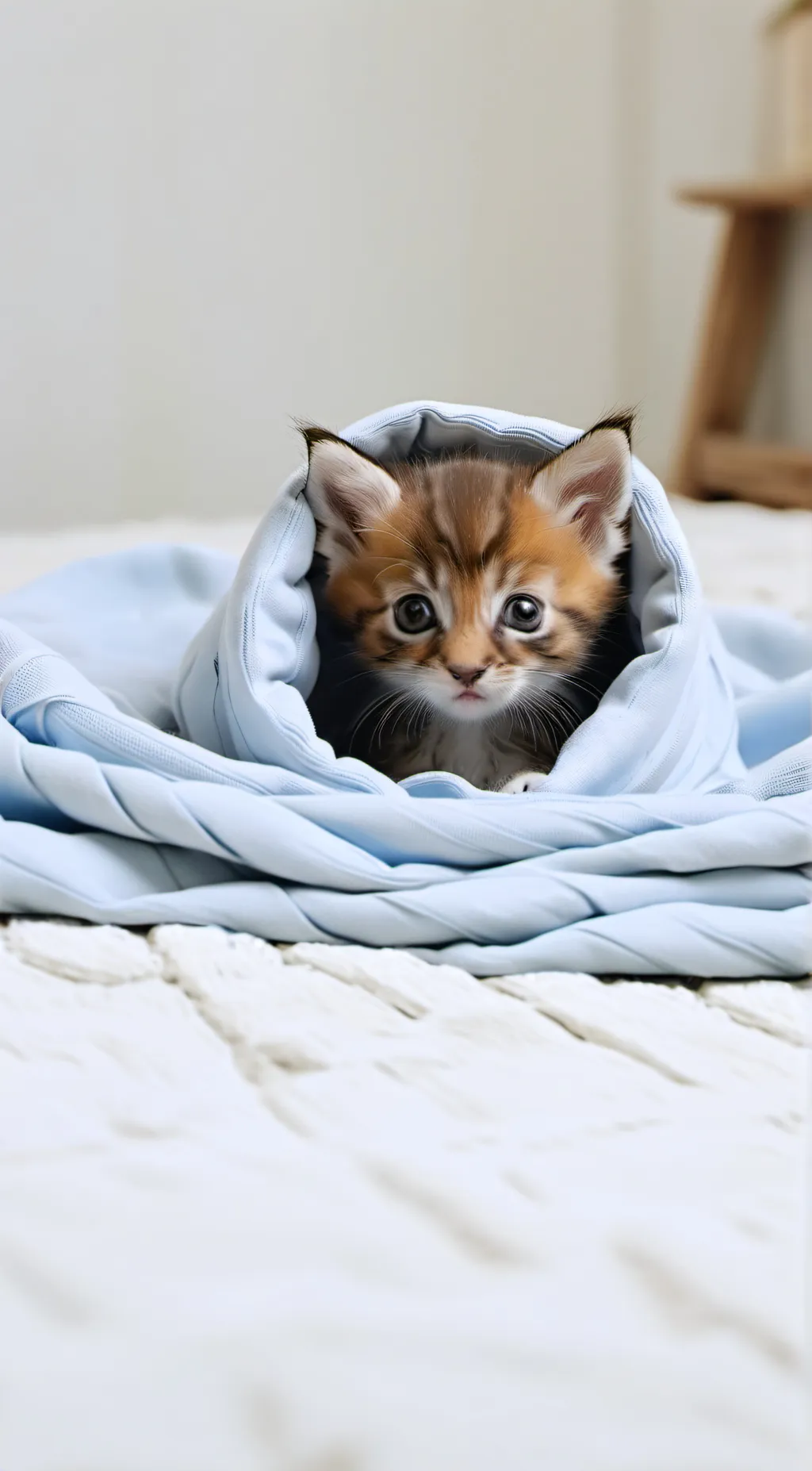 ai character: Small kitten background