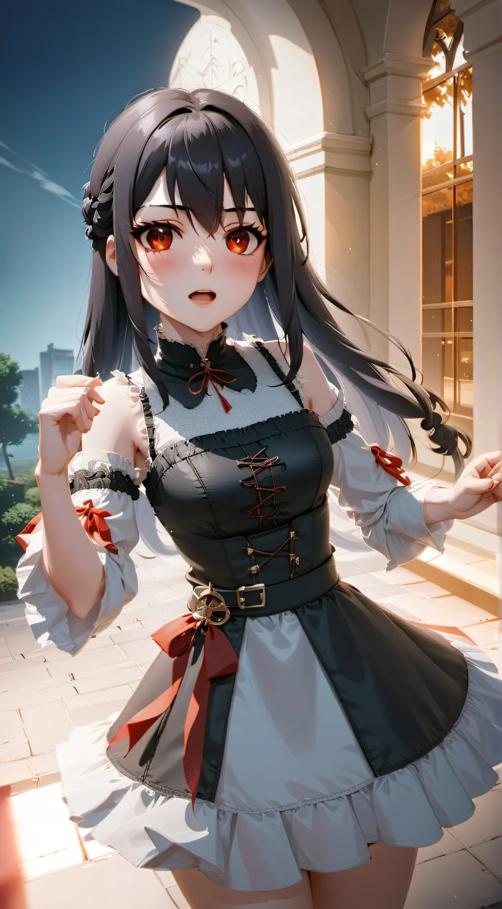 ai character: Zoey background