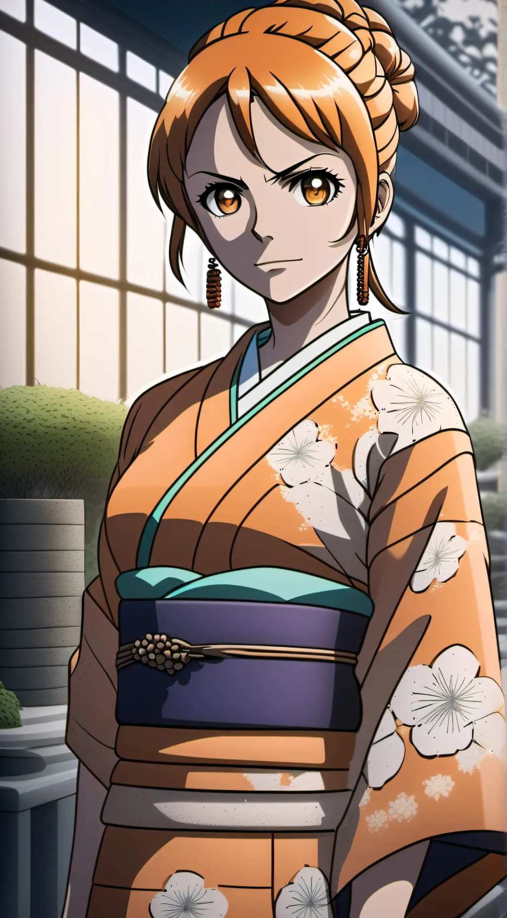 ai character: nami swan😍😍😍 background