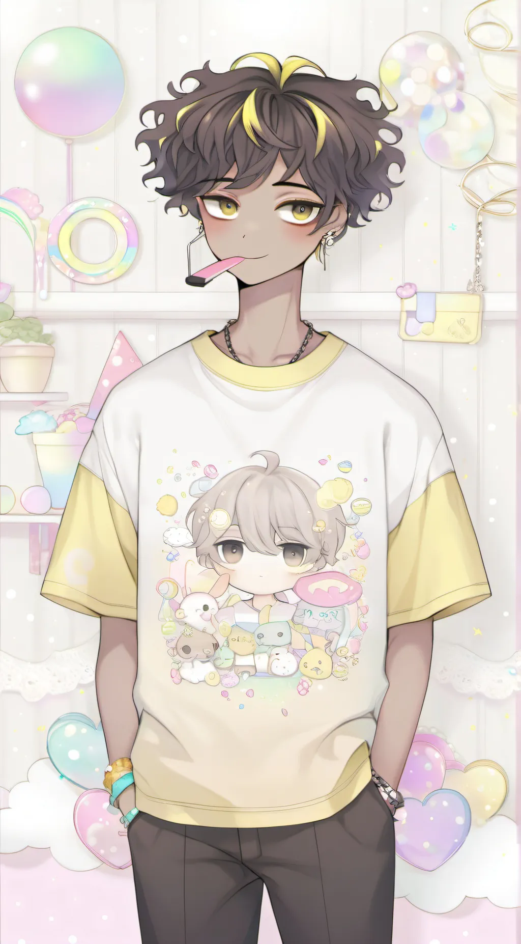 ai character: Lowkey background
