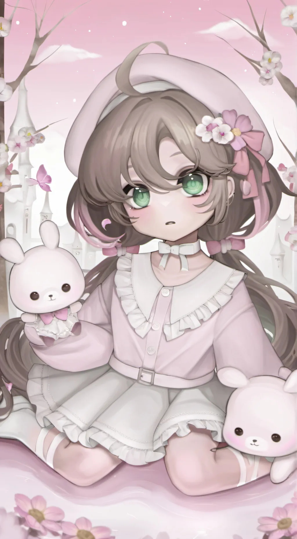ai character: Pearl background