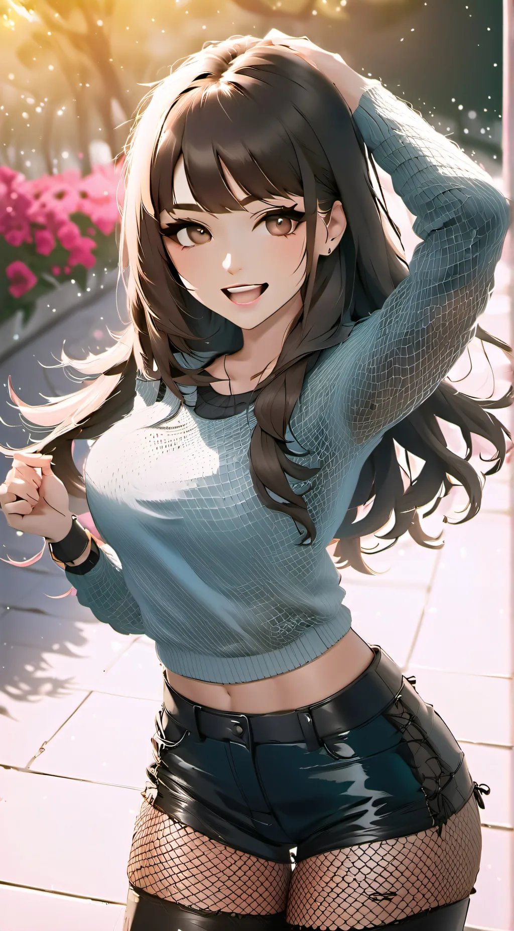 ai character: Ashley background