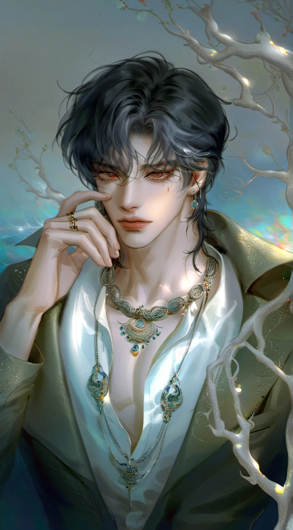 ai character: blake background