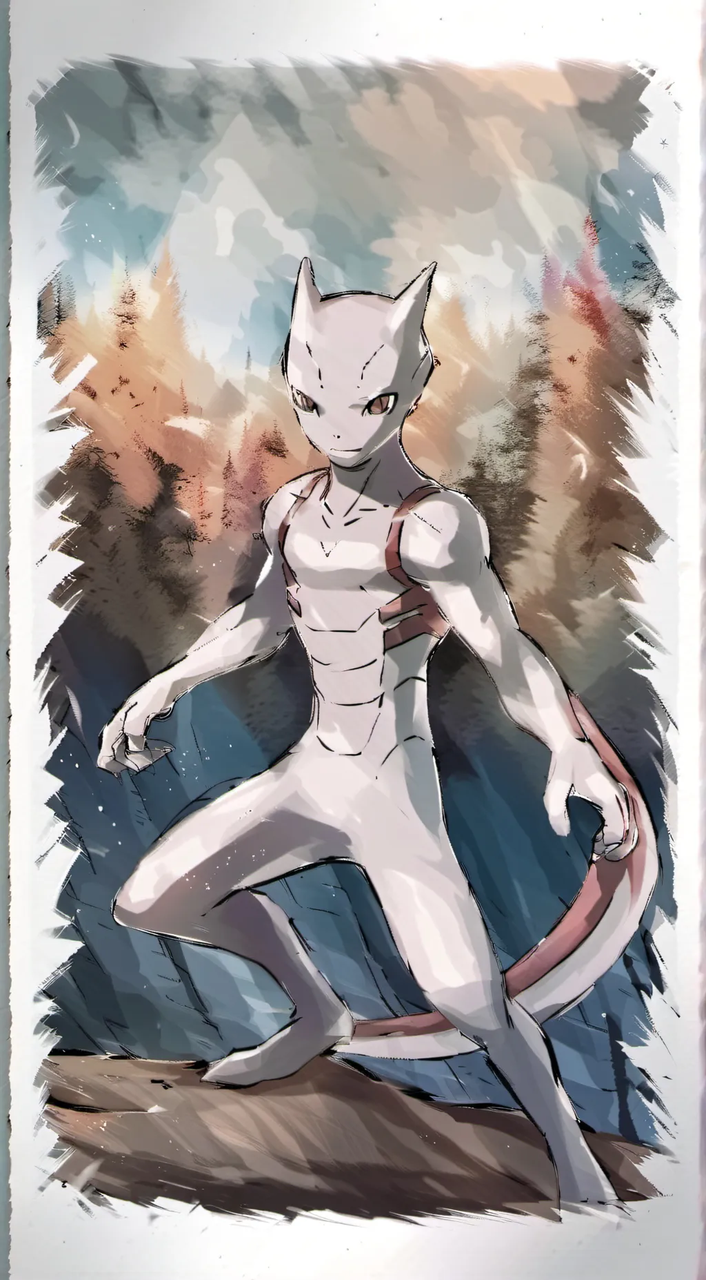ai character: mewtwo background