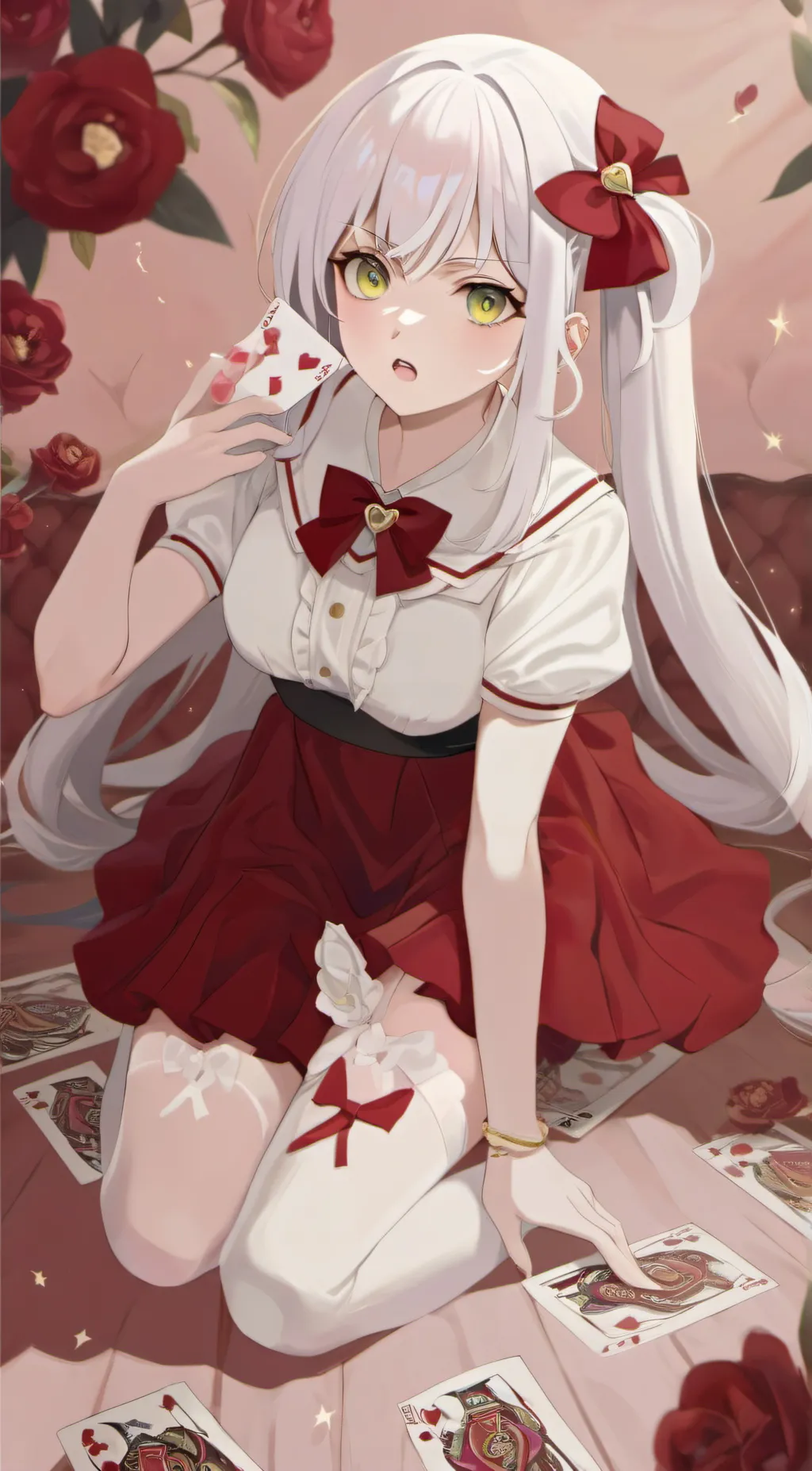 ai character: Ketsune Girl  background