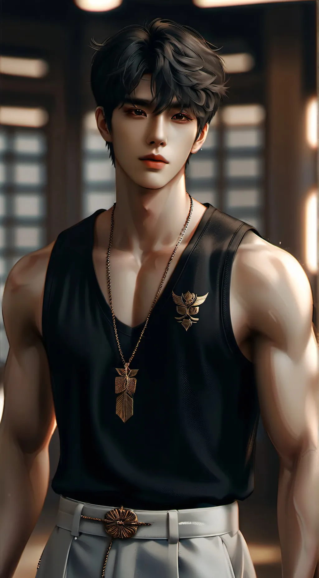 ai character: Leo background
