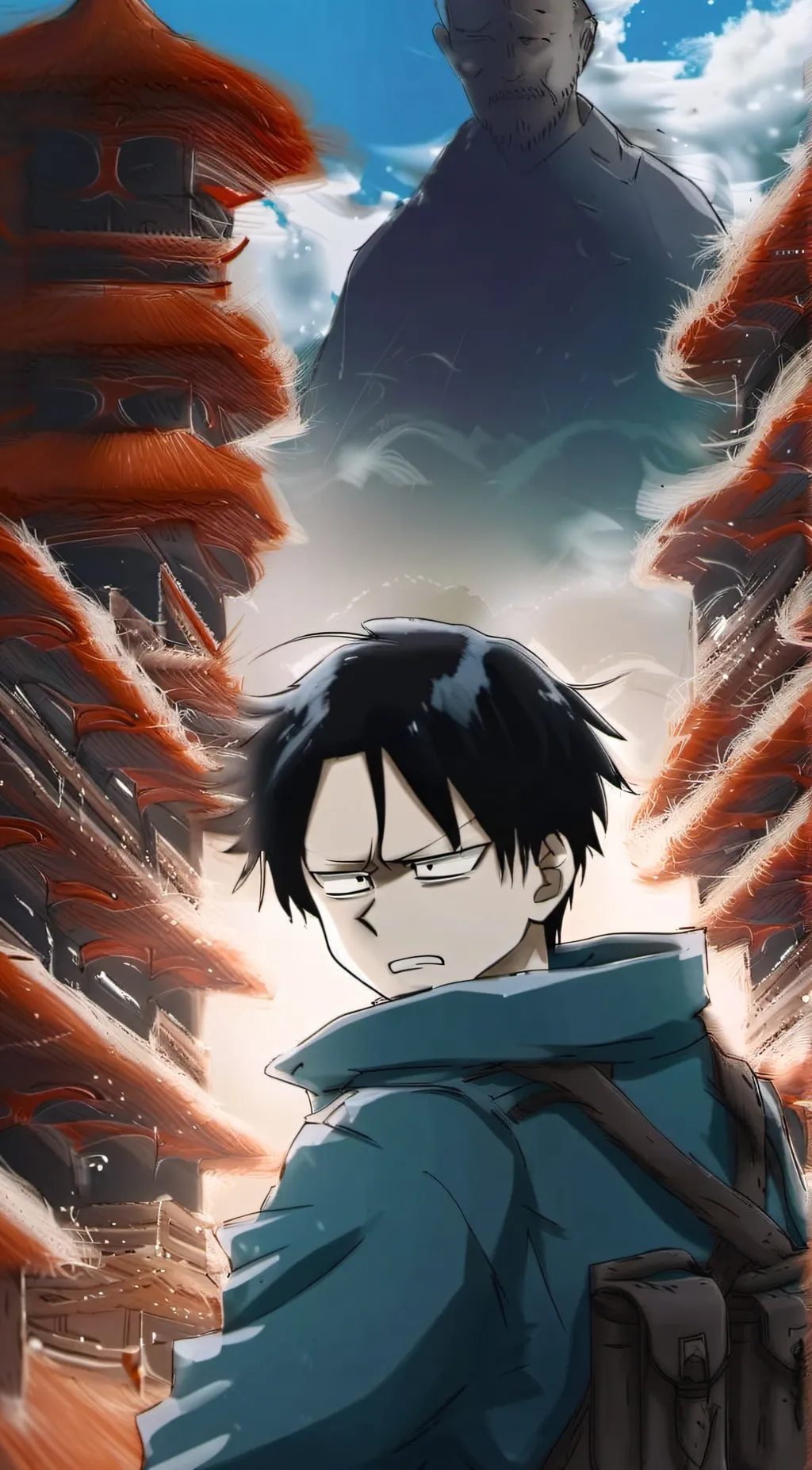 ai character: levi background